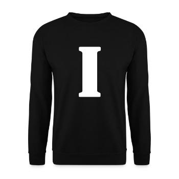 I - Sweat-shirt Unisexe - noir - Devant - Alina (178cm) & Michal (187cm)