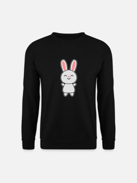 Cute Rabbit / Bunny - Unisex Sweatshirt - black