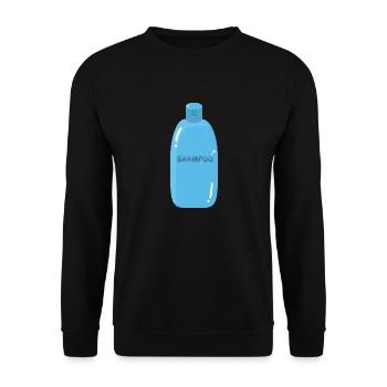 Shampooing - Sweat-shirt Unisexe - noir - Devant - Alina (178cm) & Michal (187cm)