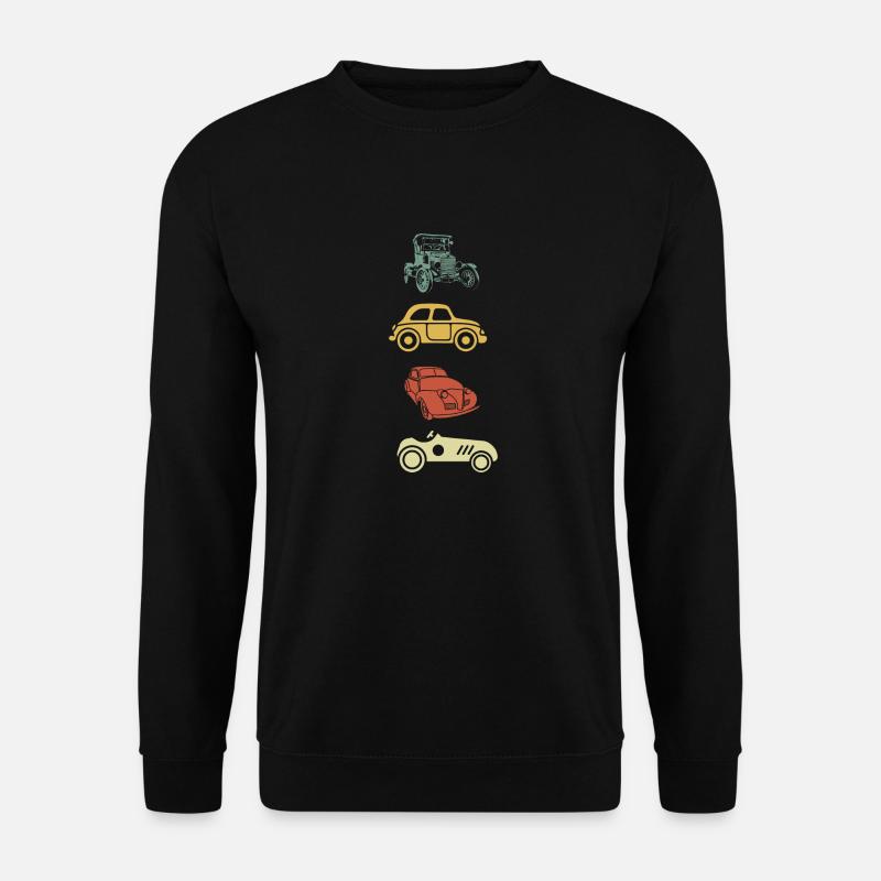Oldtimer Retro Auto - Unisex Pullover - Schwarz