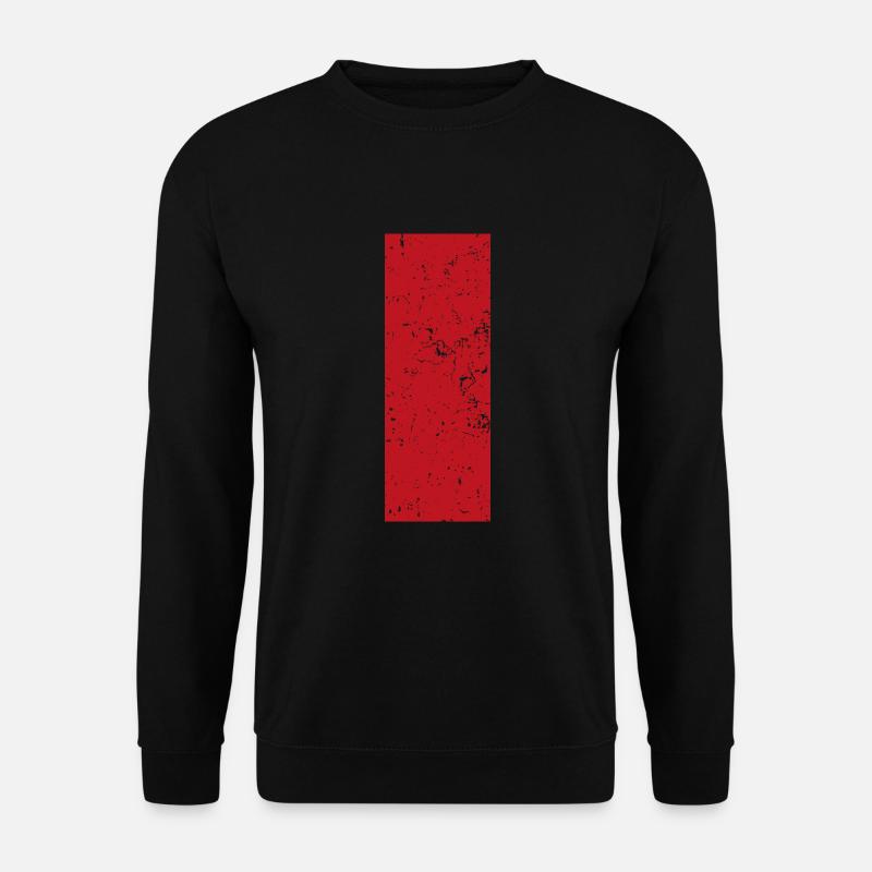 Red Line Bar - Unisex Sweatshirt - black