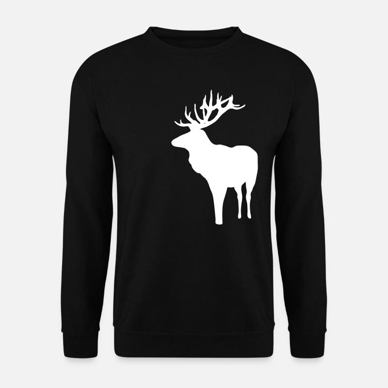 deer - antler - hunting - hunter - Unisex Sweatshirt - black