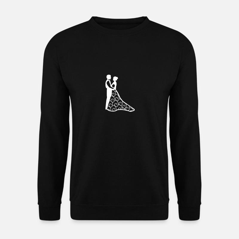Bride Groom - Unisex Sweatshirt - black