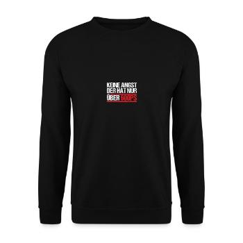 Keine Angst der hat nur über 600 PS - Unisex Pullover - Schwarz - Vorne - Alina (178cm) & Michal (187cm)