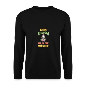 Carnival Costume Carnival - Unisex Sweatshirt - black - Front - Alina (178cm) & Michal (187cm)