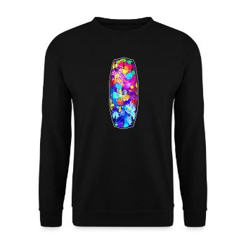 Planche de surf, Surf, Wakeboard, Sports nautiques, Wakesurf - Sweat-shirt Unisexe - noir - Devant - Alina (178cm) & Michal (187cm)