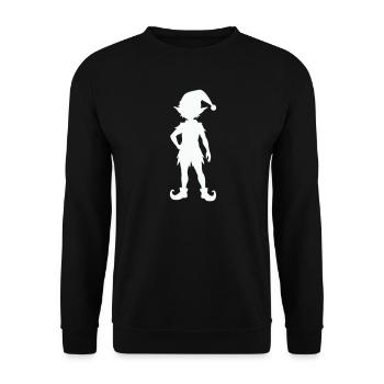 Elfe Kobold - Unisex Pullover - Schwarz - Vorne - Alina (178cm) & Michal (187cm)