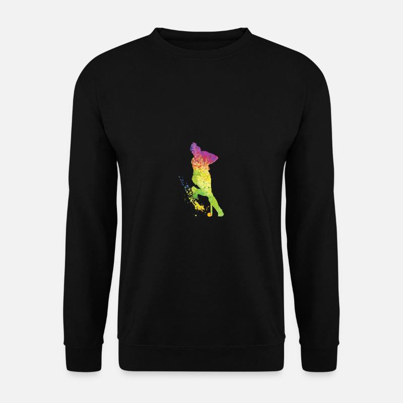 Feldhockeymädchen Sportliebhaber Gift - Unisex Pullover - Schwarz