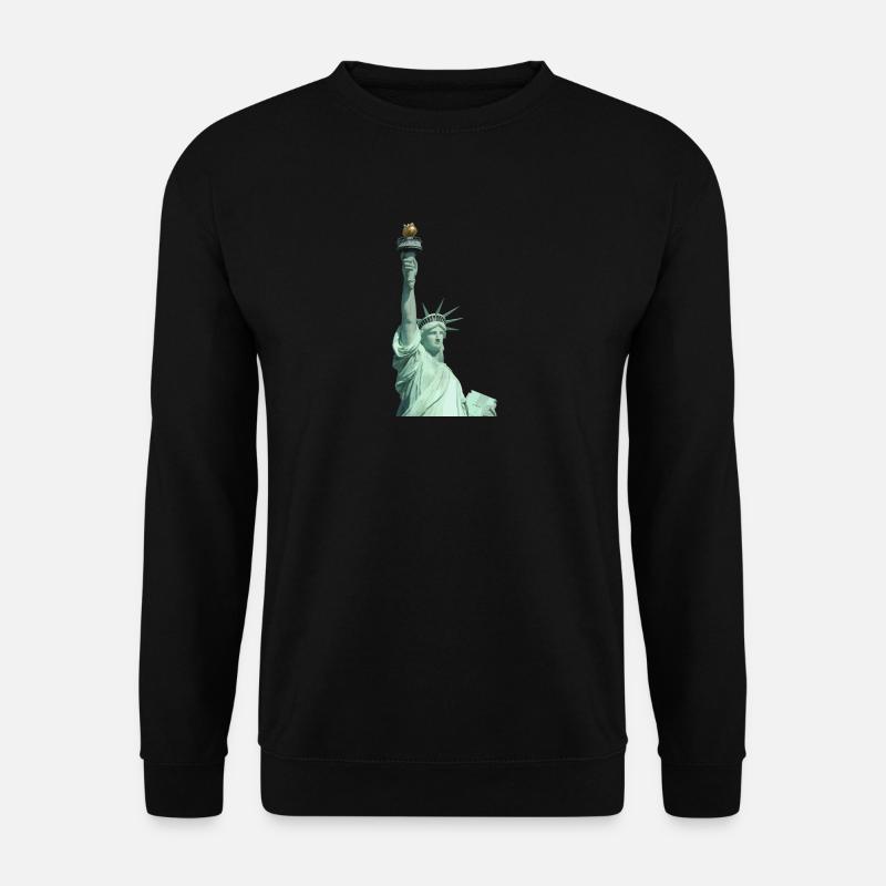 Freiheitsstatue Illustration - Unisex Pullover - Schwarz