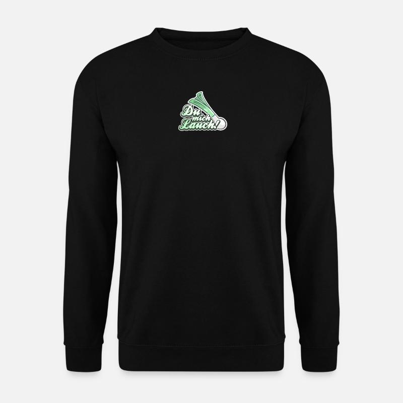 Du mich Lauch - Unisex Pullover - Schwarz