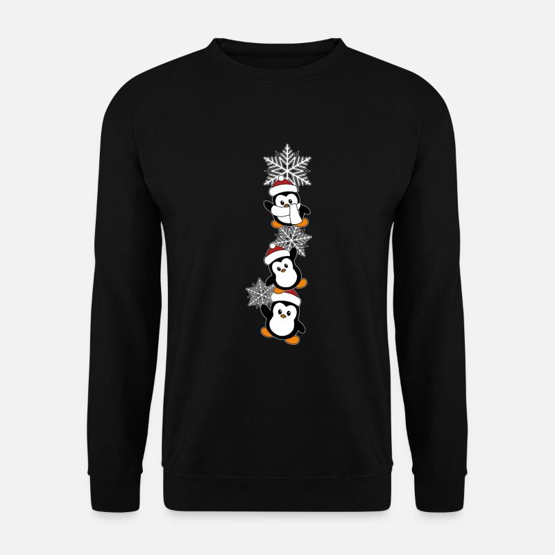 Penguin Noël - Sweat-shirt Unisexe - noir