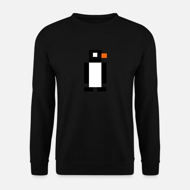 Pixel penguin - Unisex Sweatshirt - black