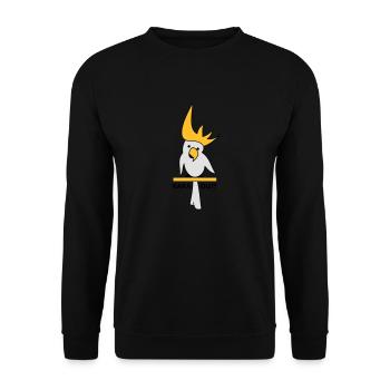 Kakadu - Unisex Pullover - Schwarz - Vorne - Alina (178cm) & Michal (187cm)