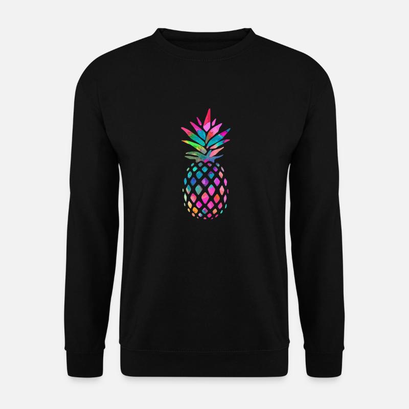 Rainbow Pineapple - Unisex Sweatshirt - black