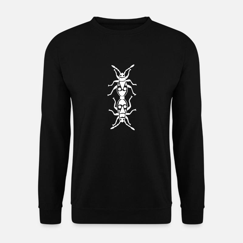 Couple Firebugs white - Unisex Sweatshirt - black