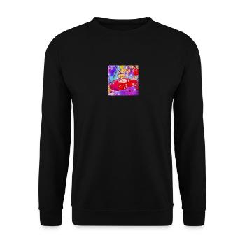 Auto - Unisex Pullover - Schwarz - Vorne - Alina (178cm) & Michal (187cm)