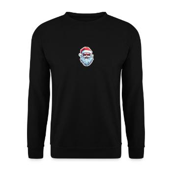 Santa Claus - illustration - Unisex Sweatshirt - black - Front - Alina (178cm) & Michal (187cm)