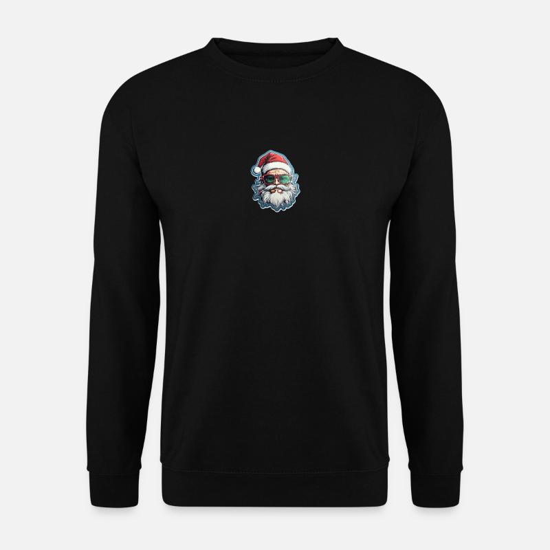 Santa Claus - illustration - Unisex Sweatshirt - black