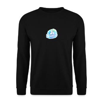 Sailboat - illustration - Unisex Sweatshirt - black - Front - Alina (178cm) & Michal (187cm)