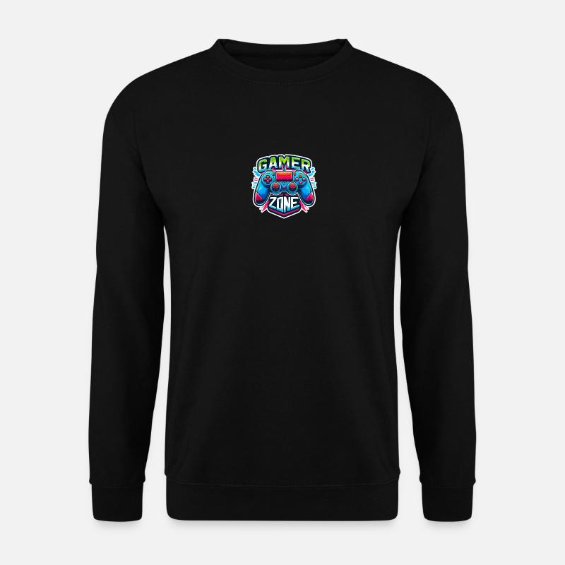 Gamer Zone - Controller Illustration - Unisex Pullover - Schwarz