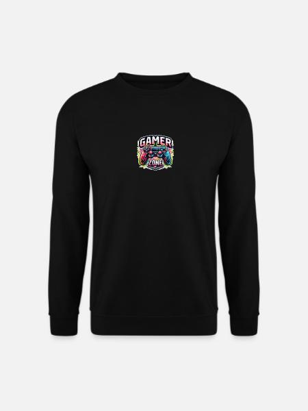 Gamer Zone - Controller Illustration - Unisex Pullover - Schwarz
