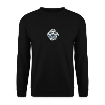 Chill Time - Illustration du paresseux - Sweat-shirt Unisexe - noir - Devant - Alina (178cm) & Michal (187cm)