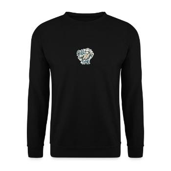 Chill Time - Illustration du paresseux - Sweat-shirt Unisexe - noir - Devant - Alina (178cm) & Michal (187cm)