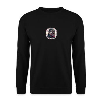 Ressentez les rythmes - Illustration d'un casque - Sweat-shirt Unisexe - noir - Devant - Alina (178cm) & Michal (187cm)