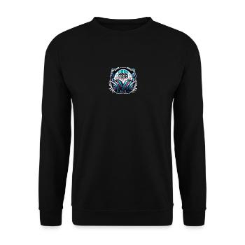 Ressentez les rythmes - Illustration d'un casque - Sweat-shirt Unisexe - noir - Devant - Alina (178cm) & Michal (187cm)