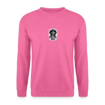 Rêvez grand - Illustration d’étoile filante - Sweat-shirt Unisexe - rose - Devant
