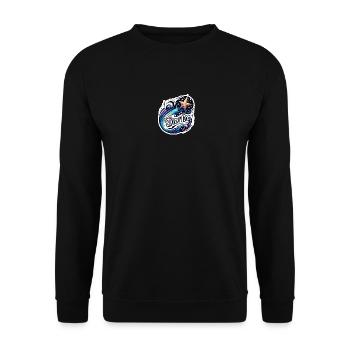 Rêvez grand - Illustration d’étoile filante - Sweat-shirt Unisexe - noir - Devant - Alina (178cm) & Michal (187cm)