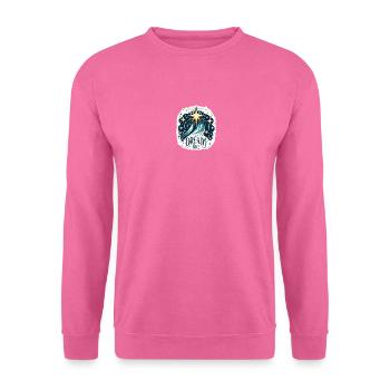 Rêver grand - Illustration d’étoile filante - Sweat-shirt Unisexe - rose - Devant