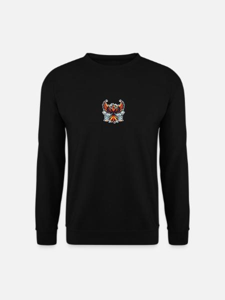 Rise Again - Phönix Illustration - Unisex Pullover - Schwarz