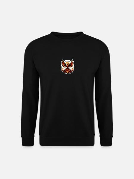 Rise Again - Phoenix Illustration - Unisex Sweatshirt - black
