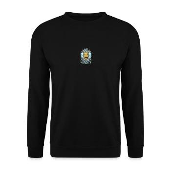 Oh Honey - Bees Illustration - Unisex Sweatshirt - black - Front - Alina (178cm) & Michal (187cm)