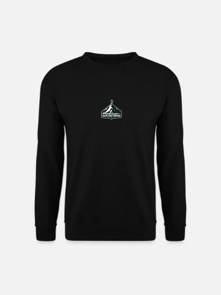 Explore more - Wanderer - Unisex Sweatshirt - black