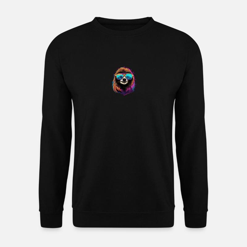 Cool Sloth - Unisex Sweatshirt - black