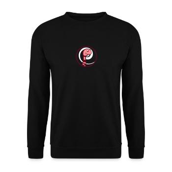 Earthworm "Ragnar" - Unisex Sweatshirt - black - Front - Alina (178cm) & Michal (187cm)