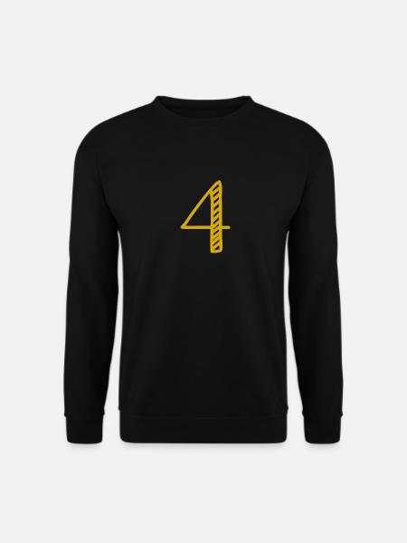 4 JAHRE. 4-jähriges JUBILÄUM. GEBURTSTAG 4 JAHRE. 4 - Unisex Pullover - Schwarz