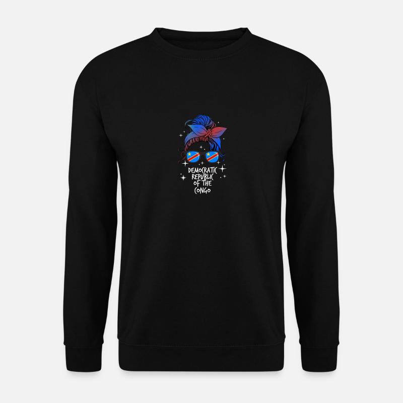 République démocratique du Congo - Sweat-shirt Unisexe - noir