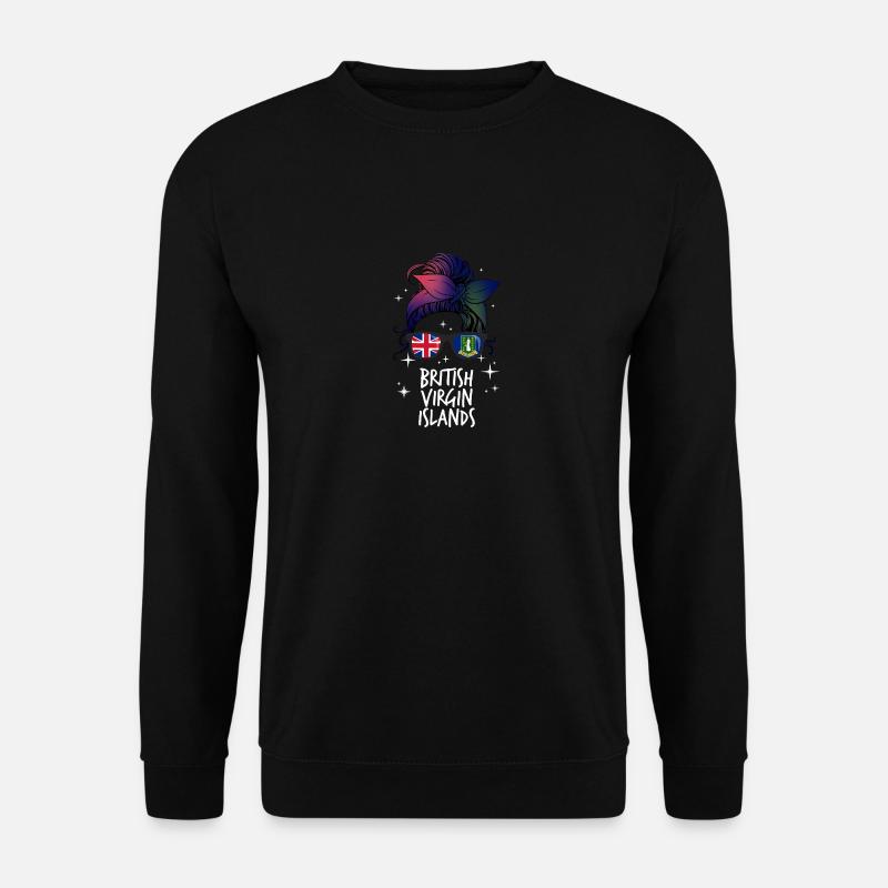Îles Vierges britanniques - Sweat-shirt Unisexe - noir