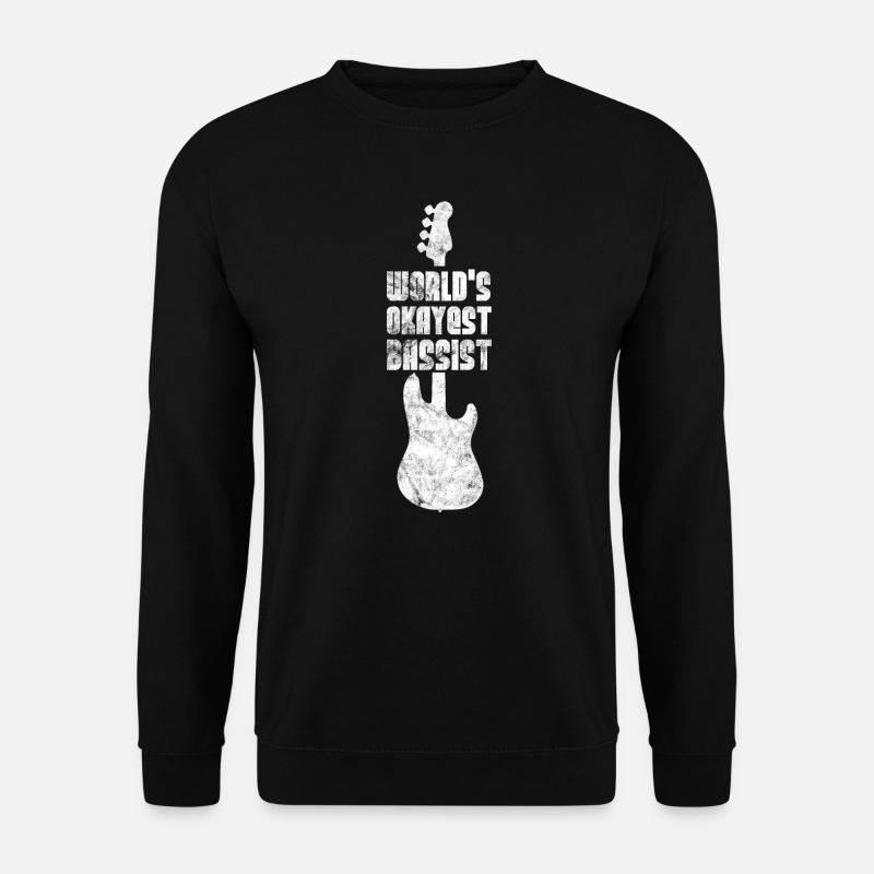 World's Okayest Bassist - Unisex Pullover - Schwarz
