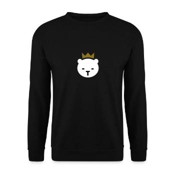 Ours de Berlin - Sweat-shirt Unisexe - noir - Devant - Alina (178cm) & Michal (187cm)