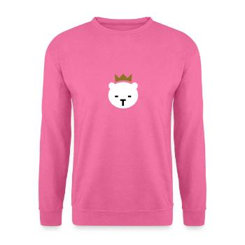 Ours de Berlin - Sweat-shirt Unisexe - rose - Devant