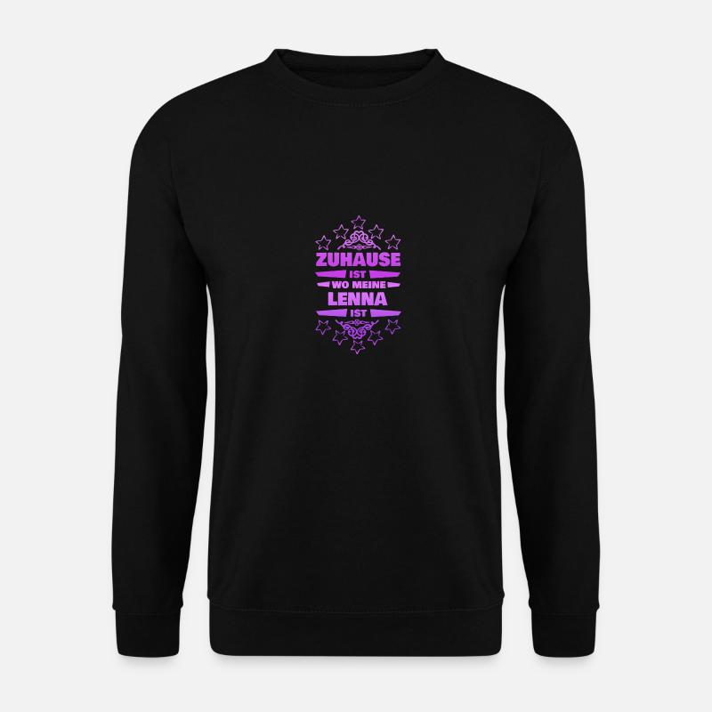 Freundin Lenna - Unisex Pullover - Schwarz