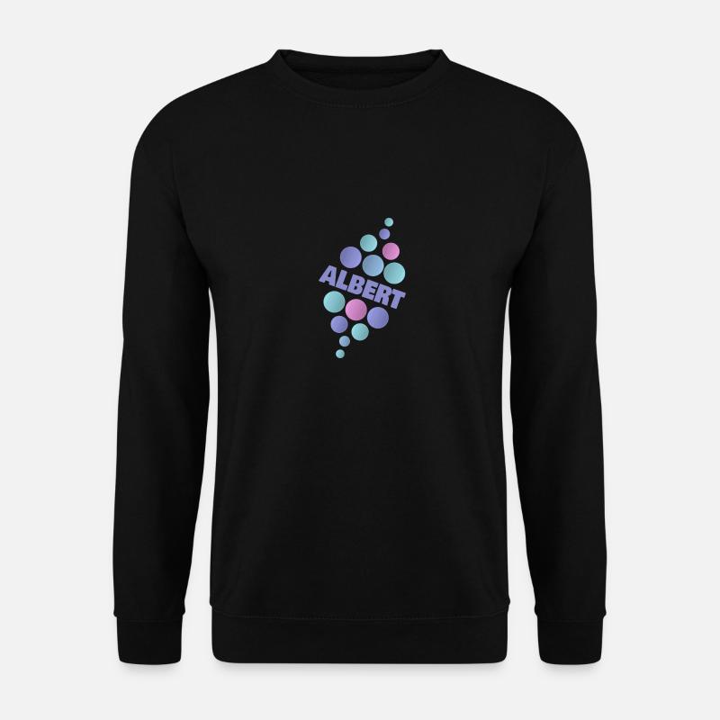 First name Albert - Unisex Sweatshirt - black
