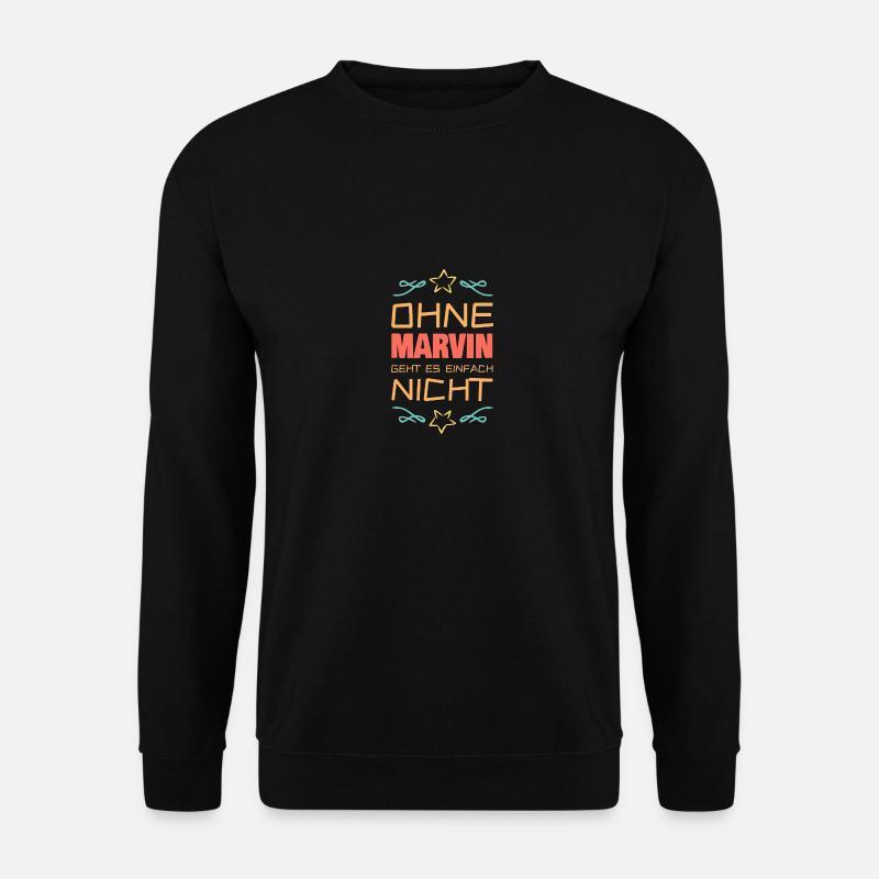 Marvin Marvin - Unisex Pullover - Schwarz