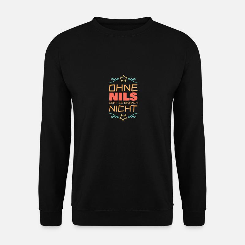 Nils als Nils - Unisex Pullover - Schwarz