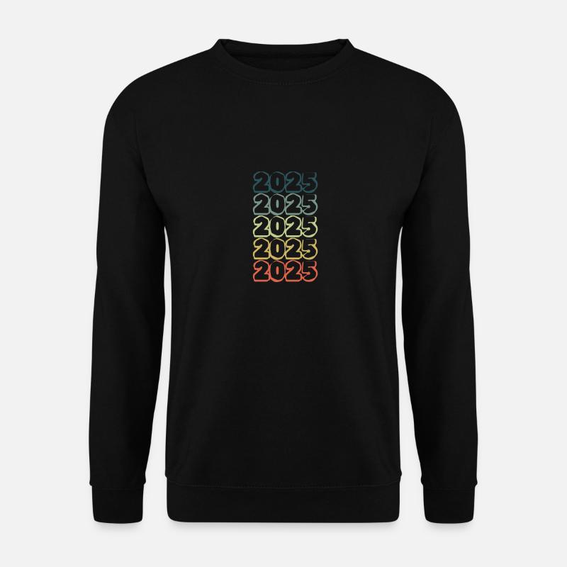 Retro 2025 - Unisex Pullover - Schwarz