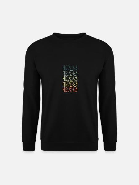 1975 - Uniseks sweater - zwart